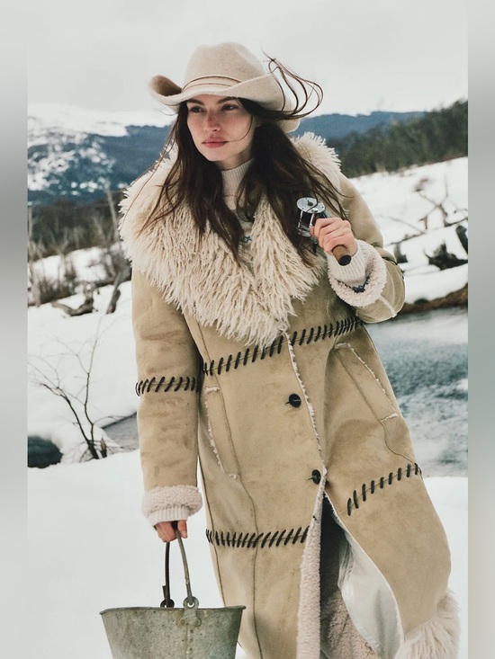 Anthropologie Jackets & Blazers - By Anthropologie Faux-Suede Longline Coat
